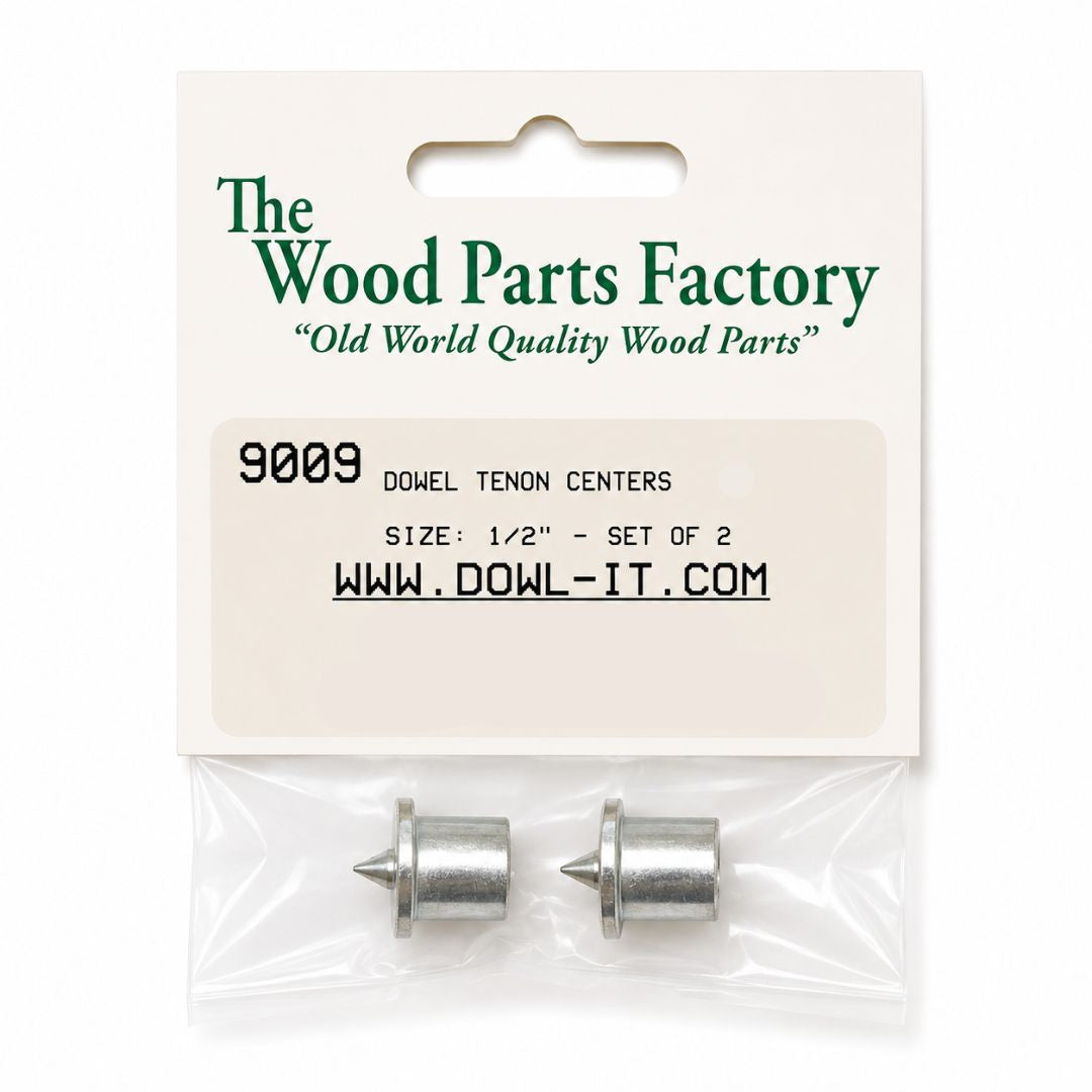 1/2" x 3/8" Dowel and Tenon Center 2 pc