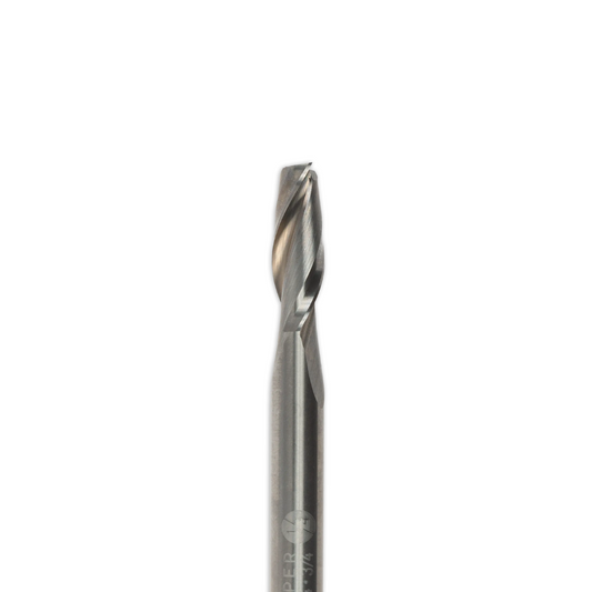 1/4” X 3/4” Up-Spiral Flat Router Bit