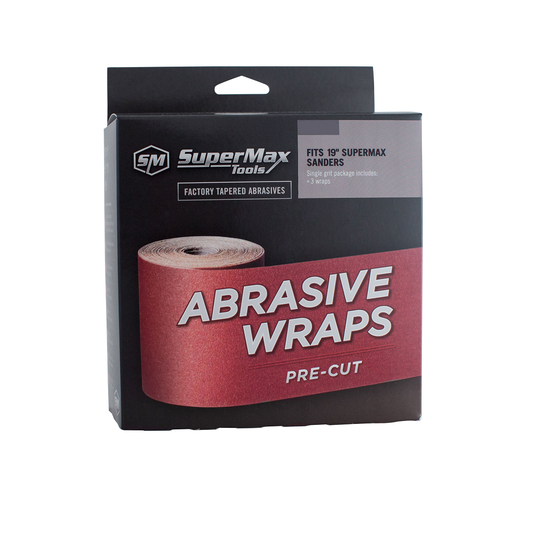 60 Grit 19" Drum Sander 3-wraps