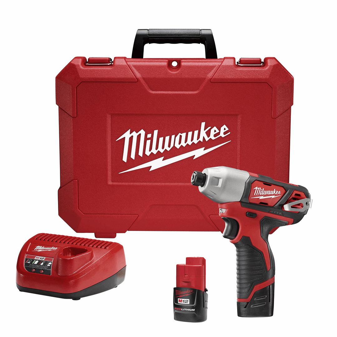Milwaukee M12 ¼” Hex Impact Driver Kit