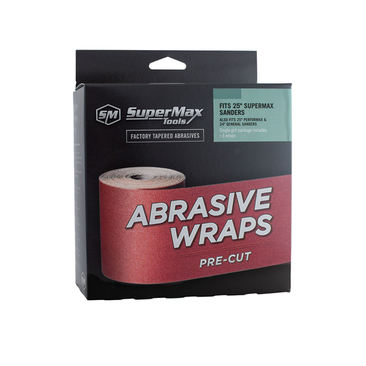 80 Grit 25" Drum Sander 3-wraps