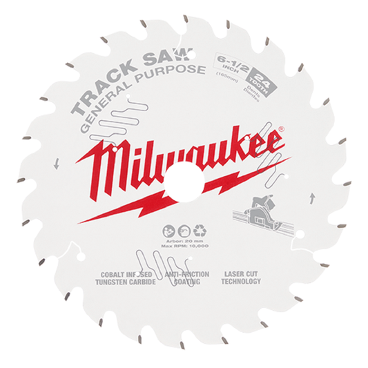 Milwaukee 6-1/2" 24T General Purpose Track Saw Blade