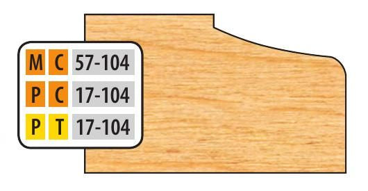 Freeborn MC-57-104 Door Edge Top Cutter