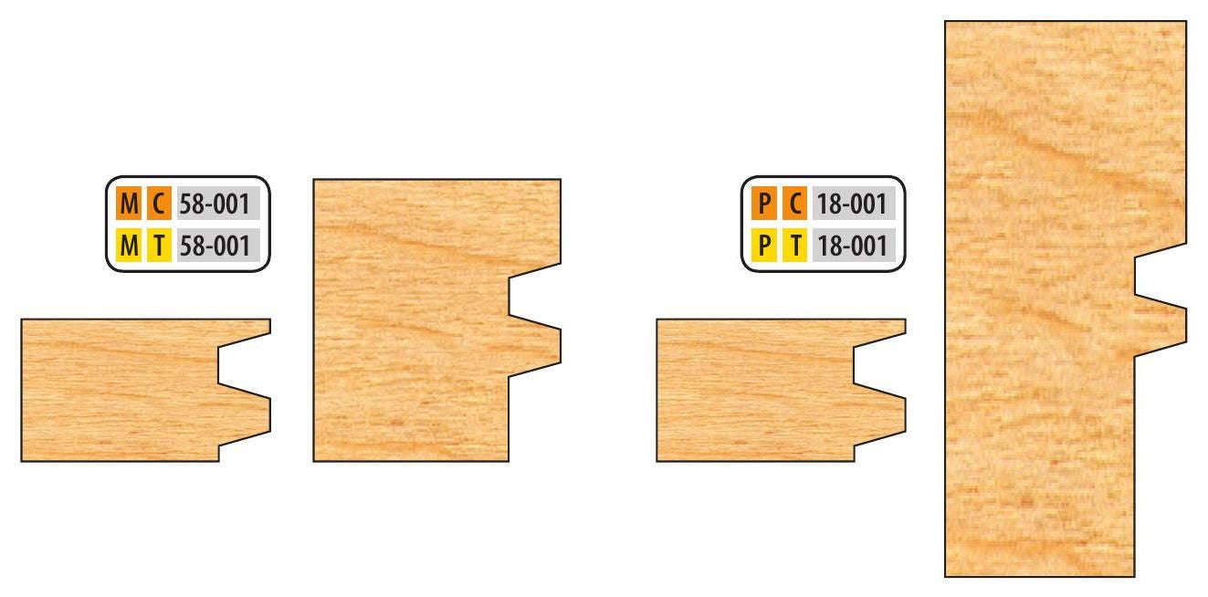 Freeborn MC-58-001 Reversible Glue Joint