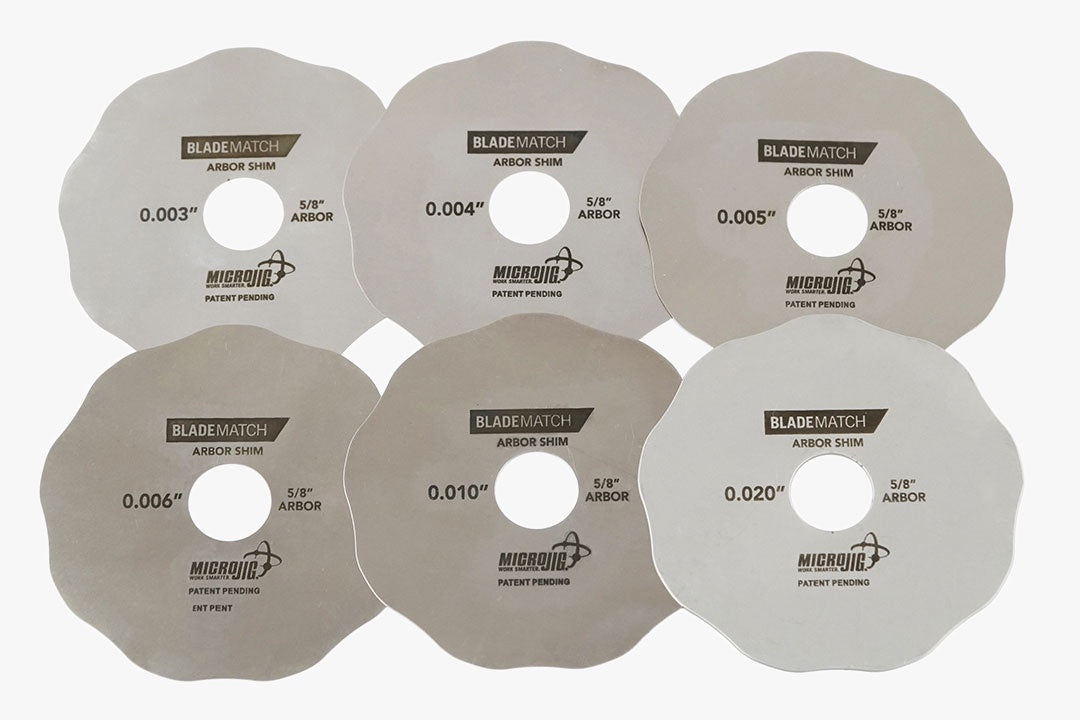 BLADEMATCH Arbor Shims
