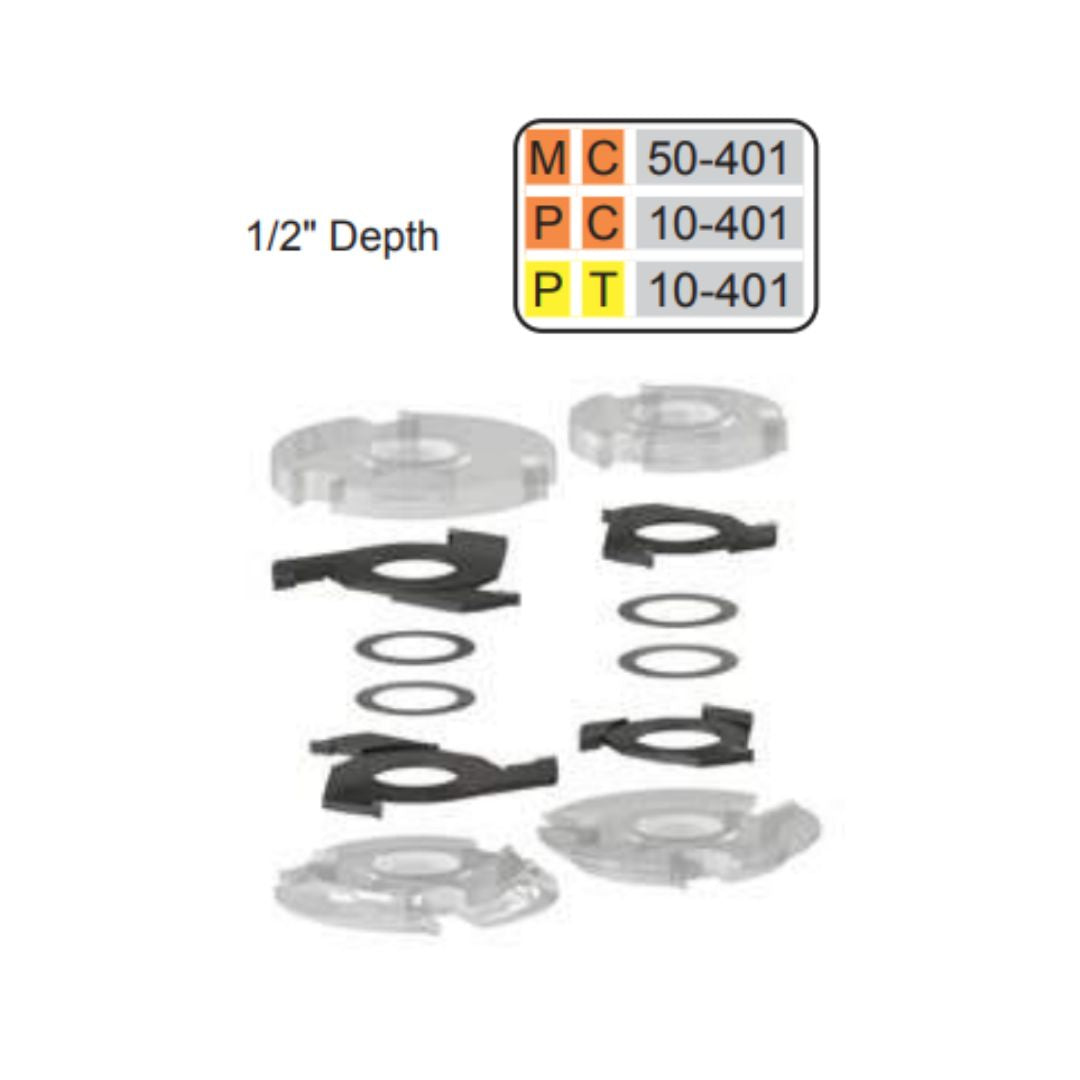 Freeborn PC-10-401 Split Groover Set