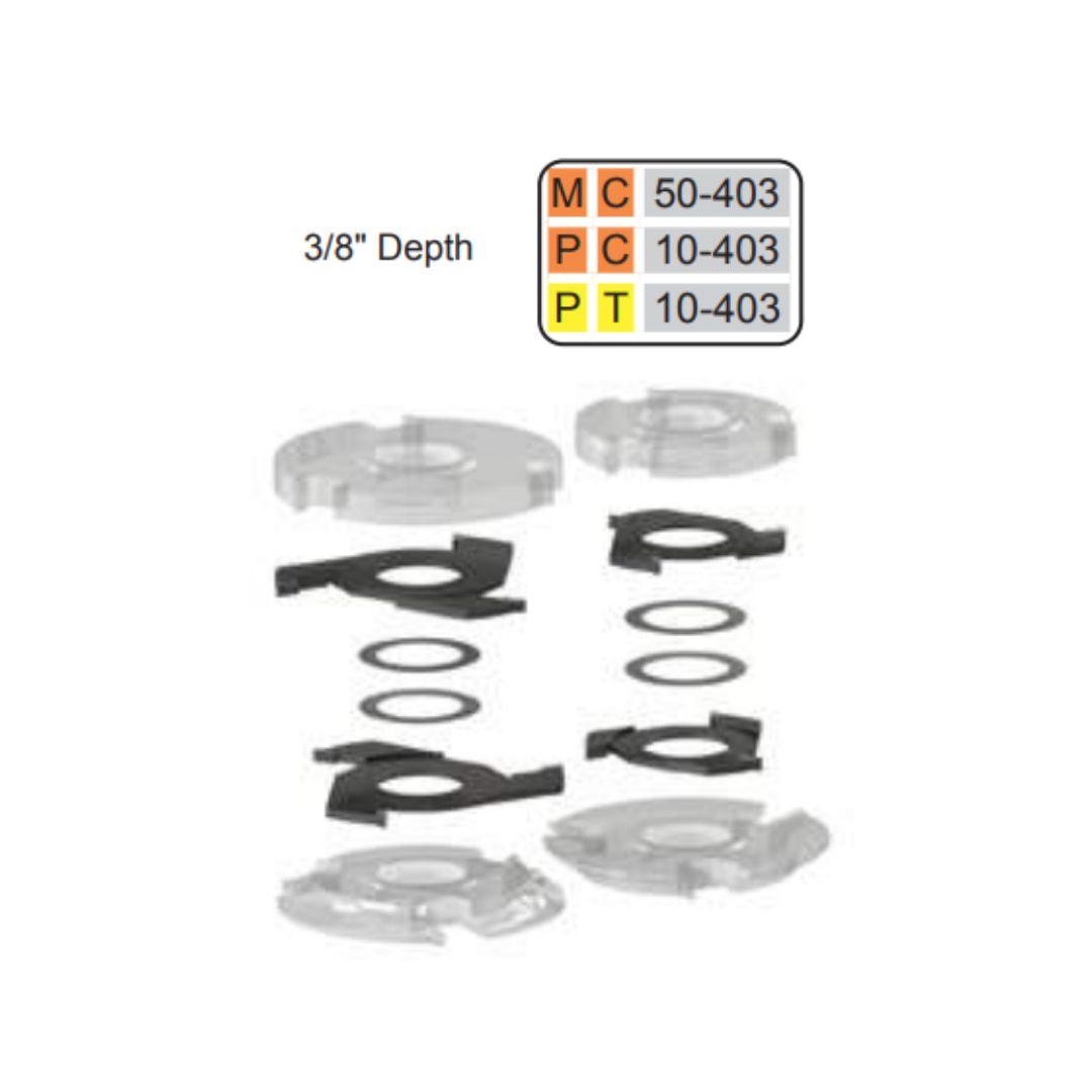 Freeborn PC-10-403 Split Groover Set