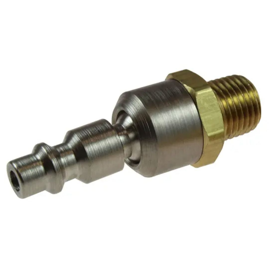 Coilhose Pneumatics 1/4" Industrial Ball Swivel Connector, 1/4" MPT - Standard 15-04BS