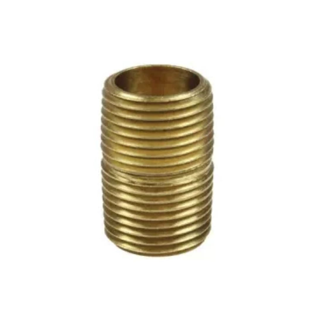 Coilhose Pneumatics Brass Close Nipple, 1/8" MPT NLC02