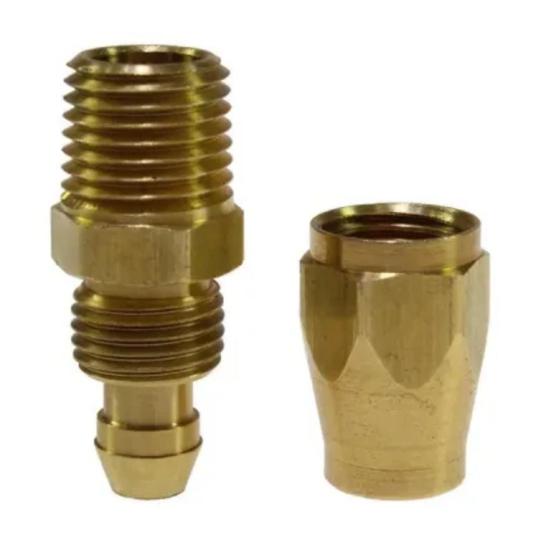 Coilhose Pneumatics Polyurethane Reusable Rigid, 3/8" ID x 3/8" MPT PRM0606