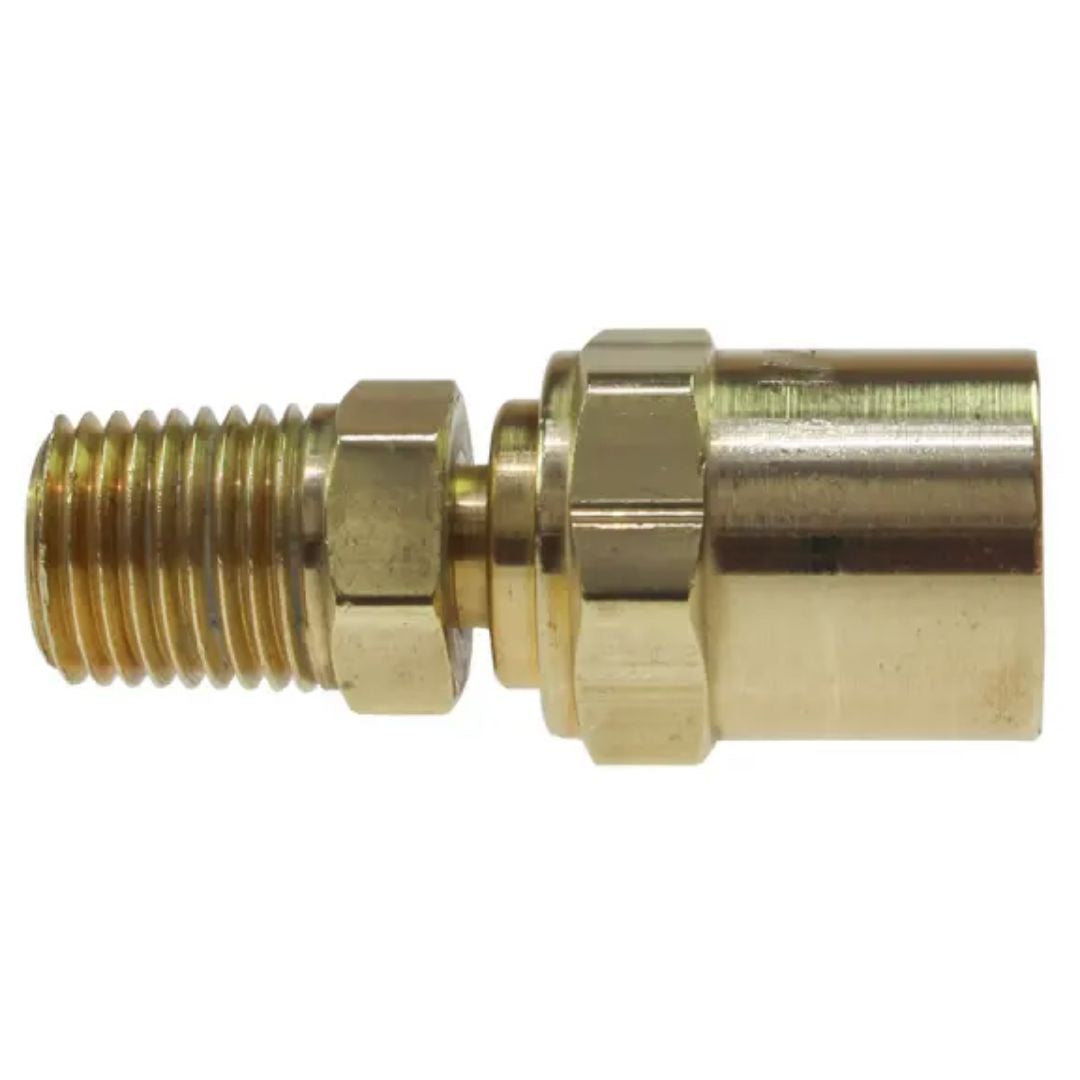 Coilhose Pneumatics Reus Hose Ftg, 3/8" ID x 5/8" OD, 3/8" MPT, Display RM061006-DL