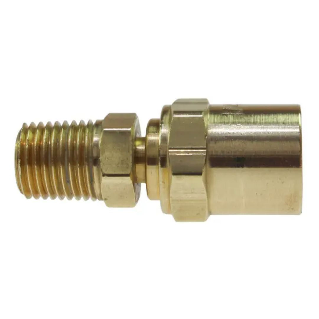Coilhose Pneumatics Reusable Hose Ftg, 3/8" ID x 5/8" OD, 1/4" MPT RM061004