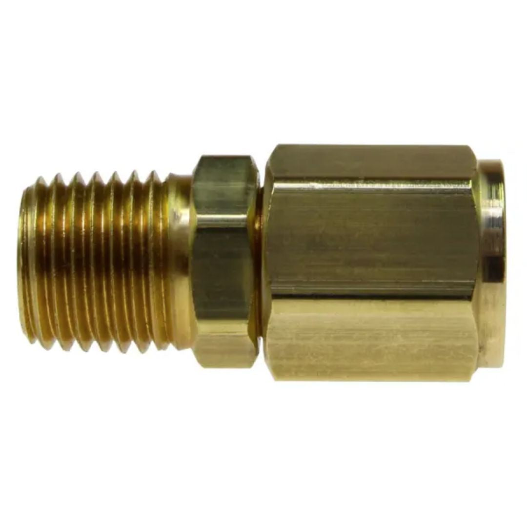 Coilhose Pneumatics Swivel Conversion Fitting, 1/4" FPT x 1/4" MPT CF0404S