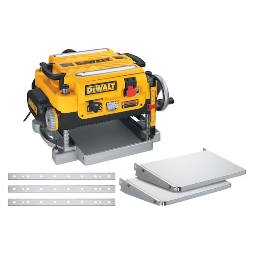 Dewalt 13" Thickness Planer with Knives and Folding Tables