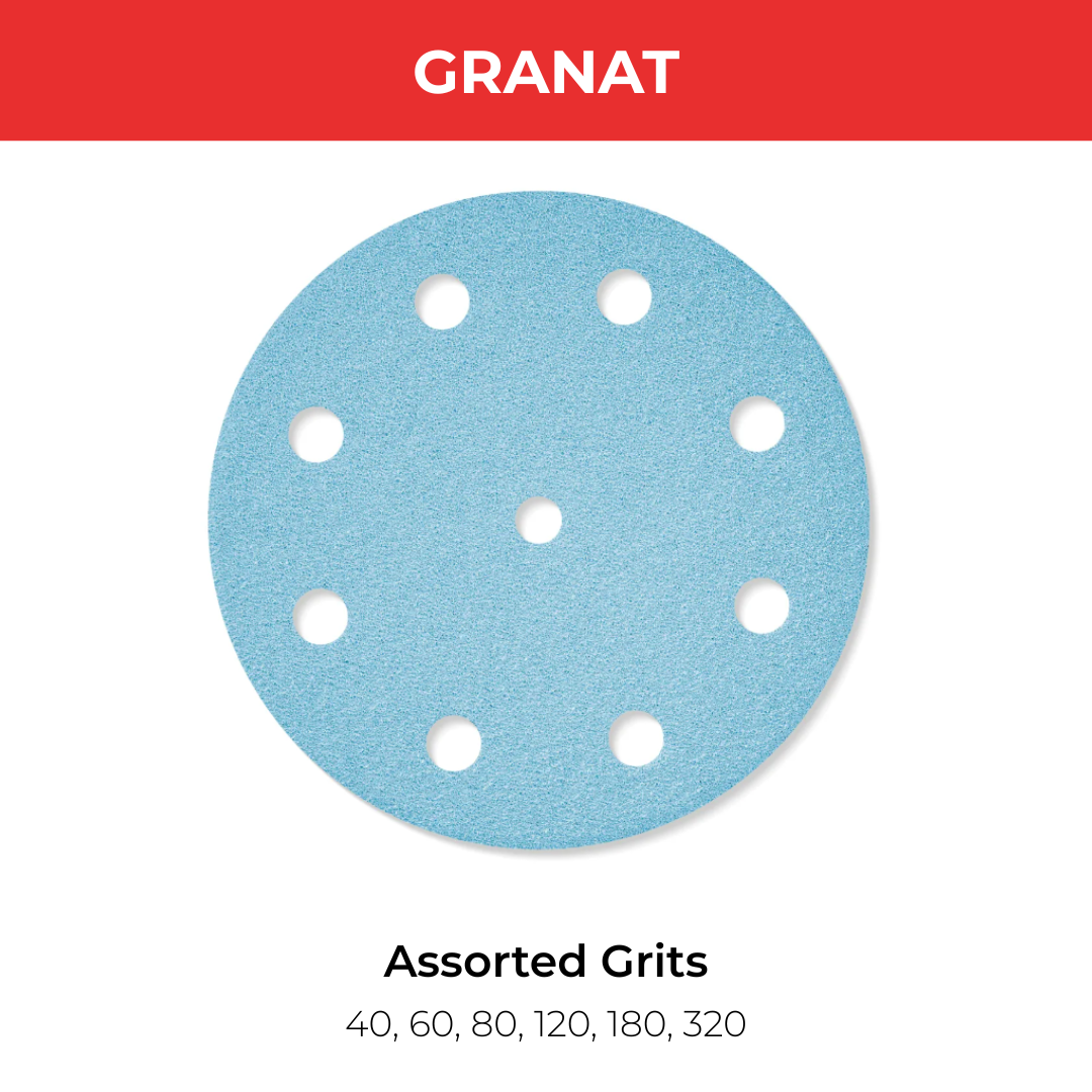 Festool 10-Pack Granat Sanding Discs for 125mm/5" Sanders
