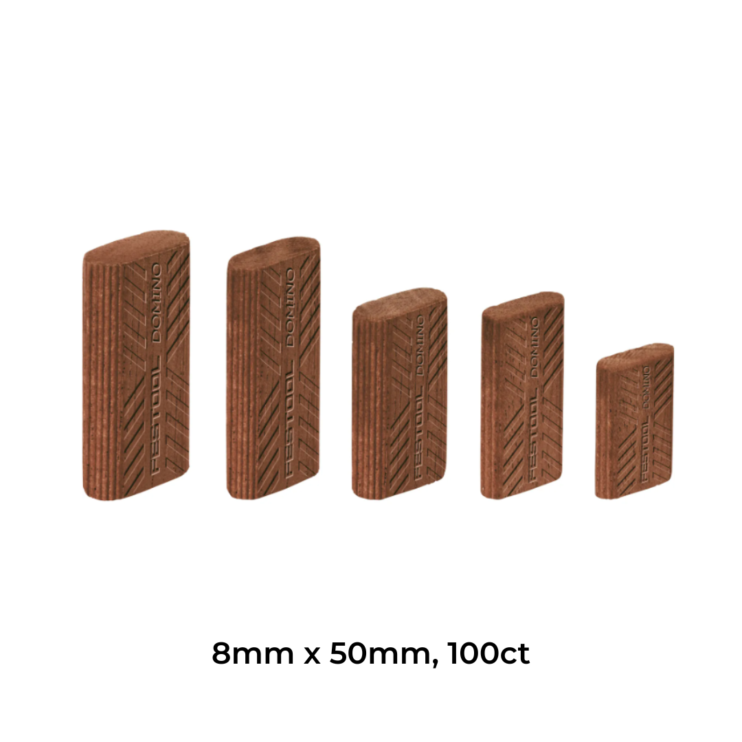 Festool 494872 MAU/Mahogany 8x50mm DOMINO Tenons, 100ct