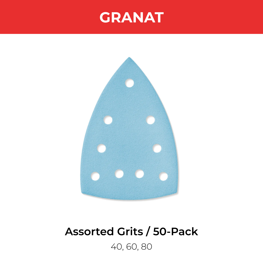 Festool 50-Pack Delta Granat Sanding Discs for DTS 400, DTSC 400, DS 400