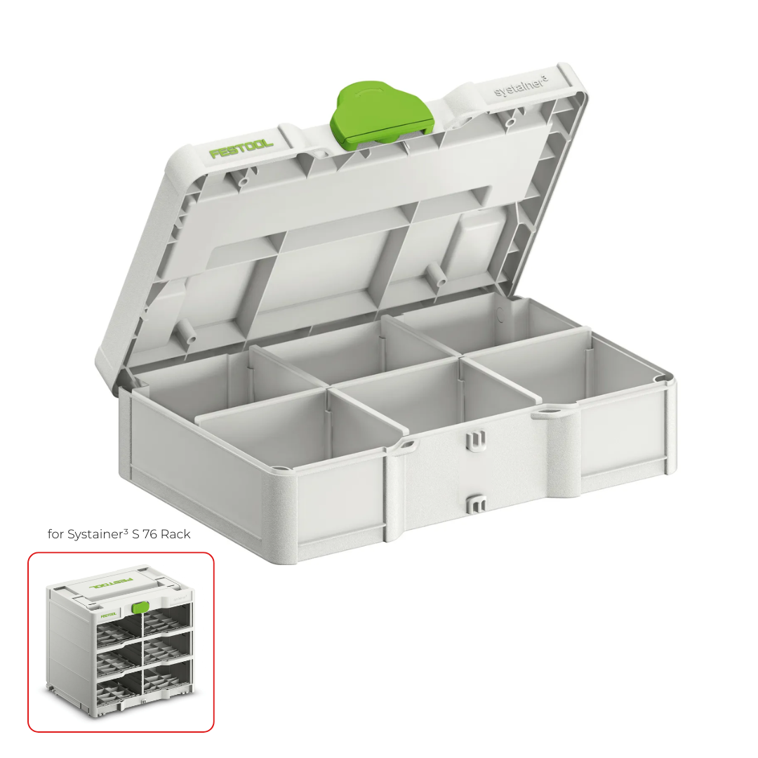 Festool 577808 Mini Systainer with Dividers for Systainer³ Rack