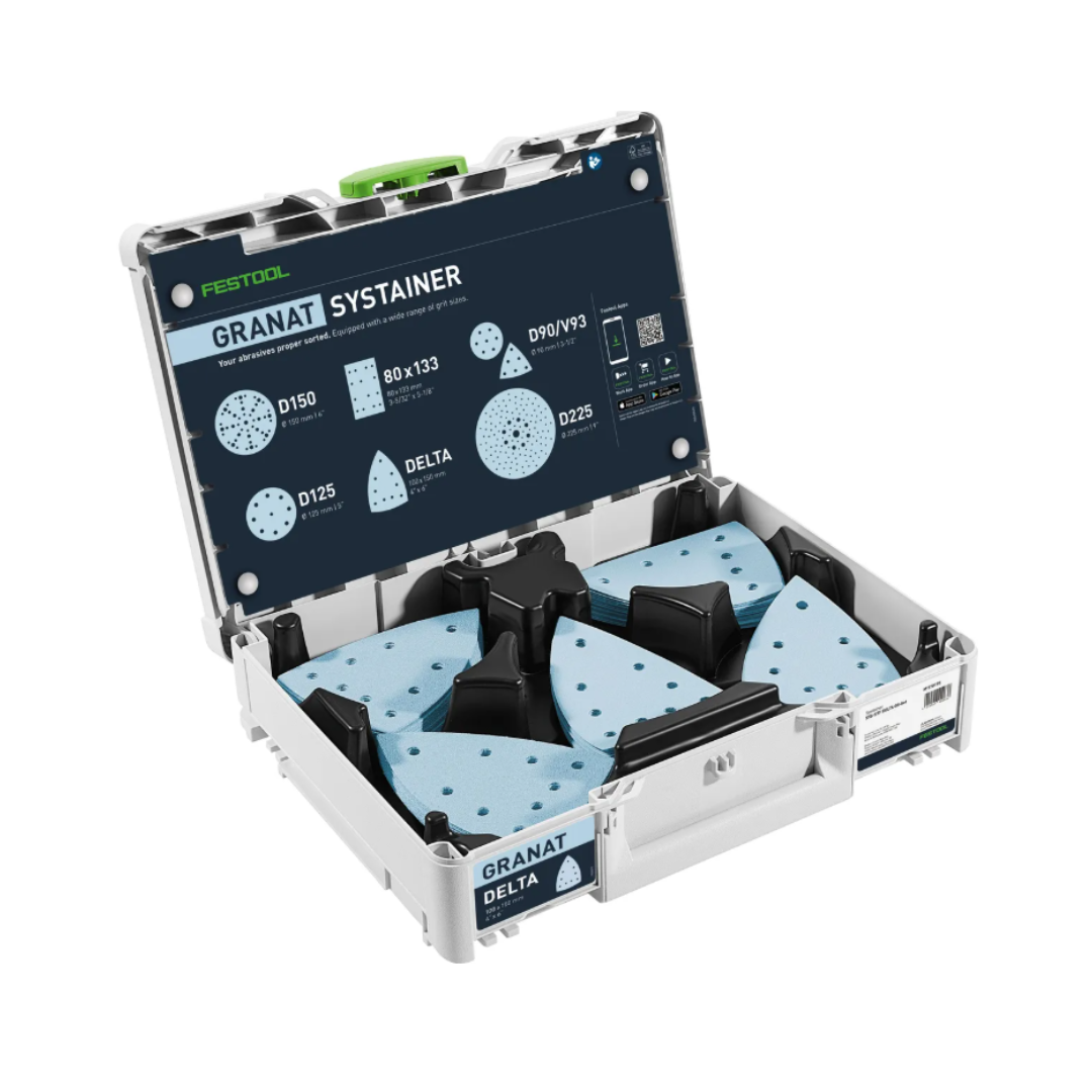 Festool 578195 GR SYS Delta Granat Abrasives Systainer³