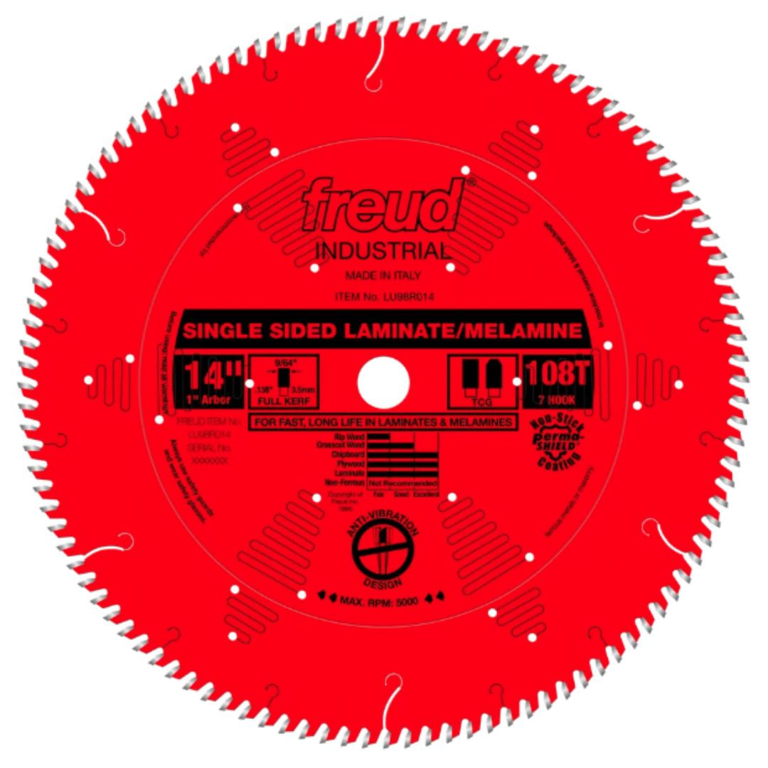 Freud 14" Single Sided Laminate/Melamine Blade LU98R014