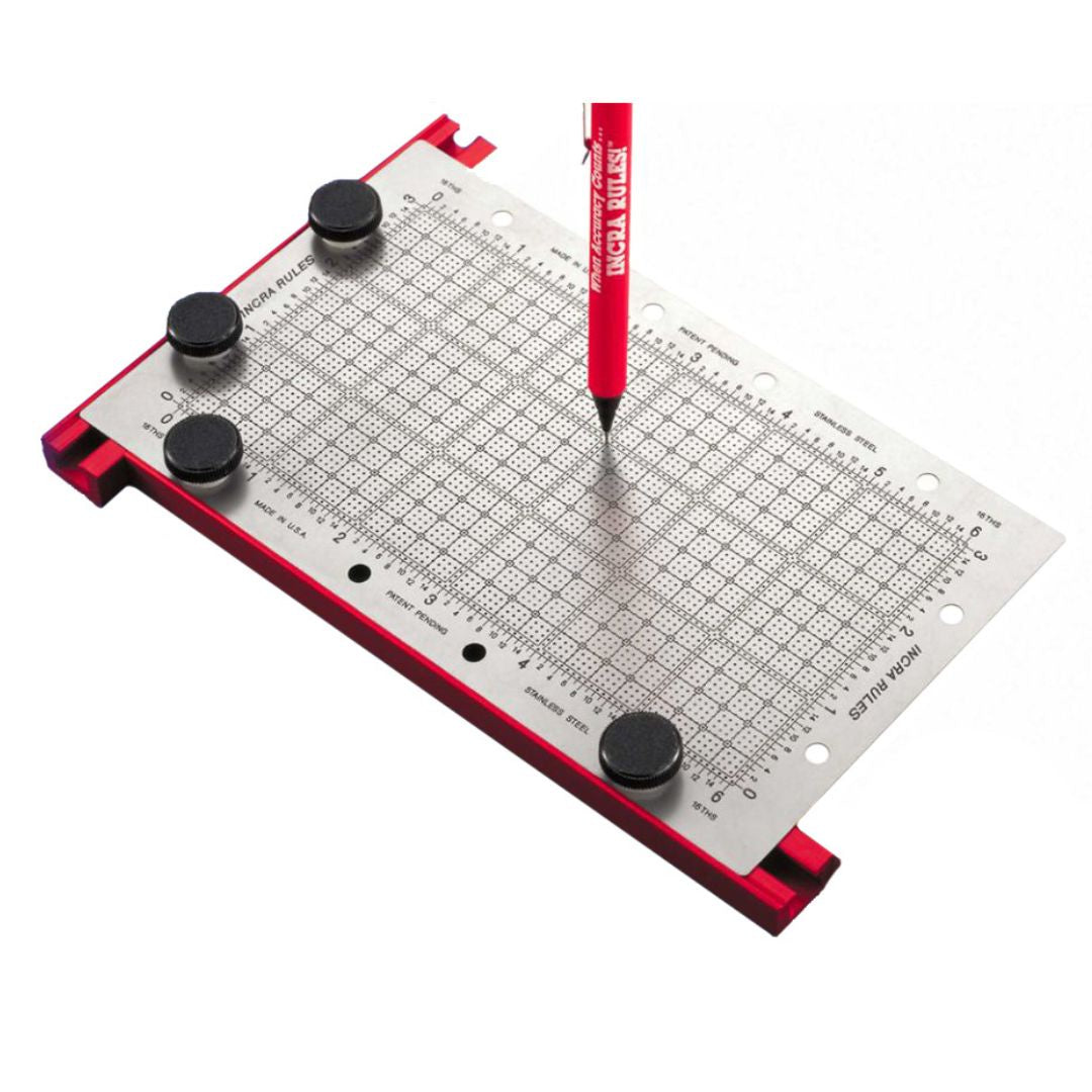 INCRA Precision Specialty Rules - 6" x 3" Precision X-Y Marker