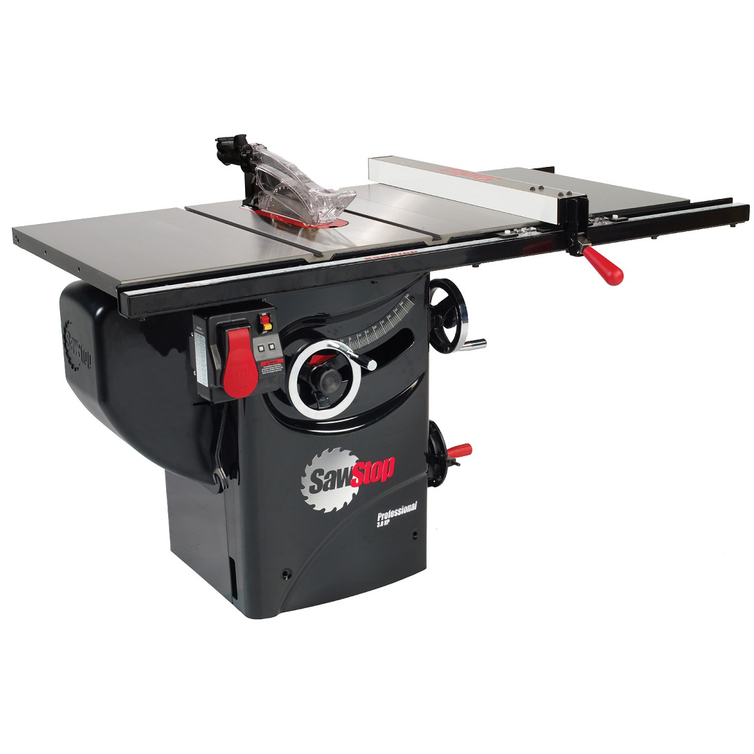 SawStop Professional 3HP, 230V with 30″ Fence System
