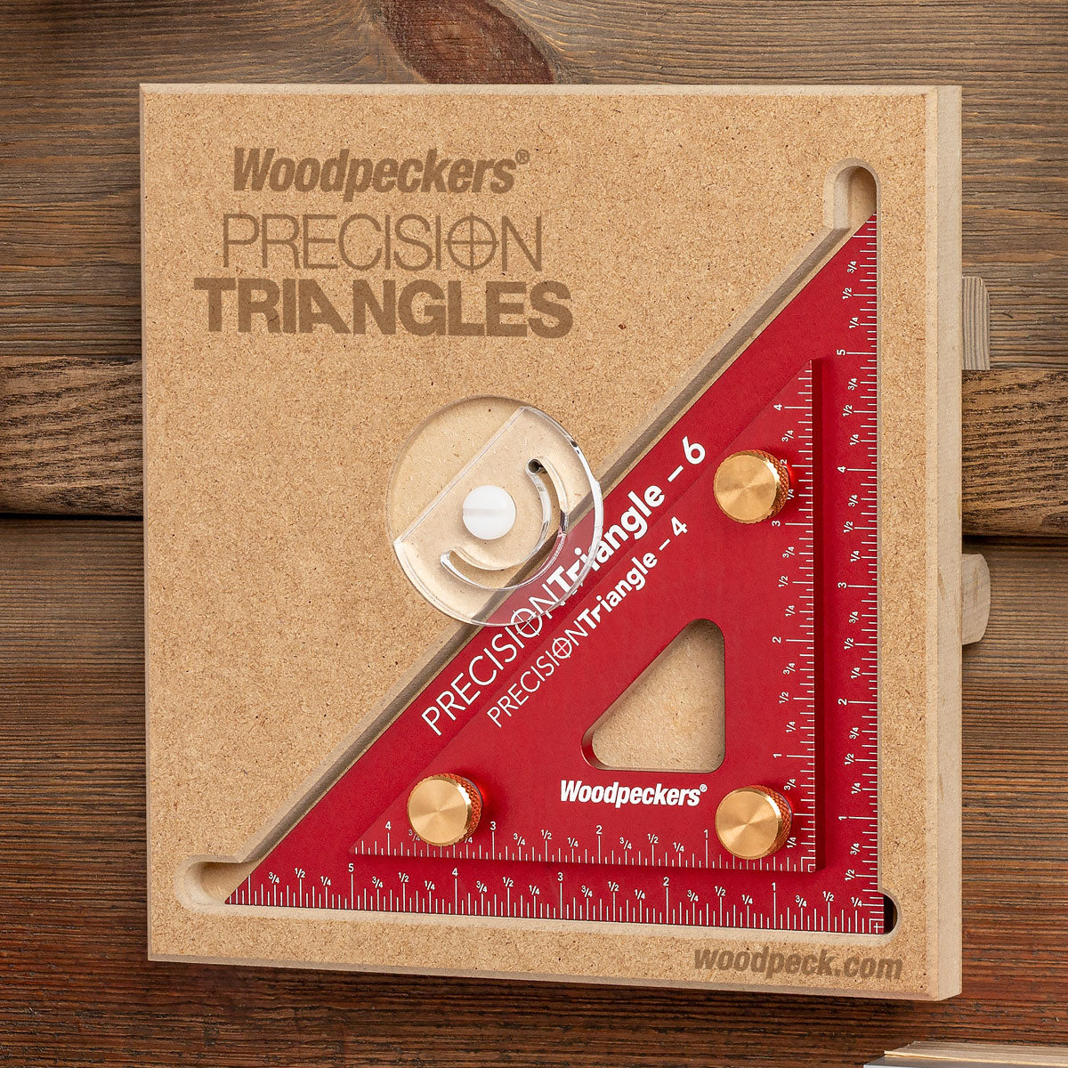 Woodpeckers Precision Triangle Set 4.375" + 6.25"