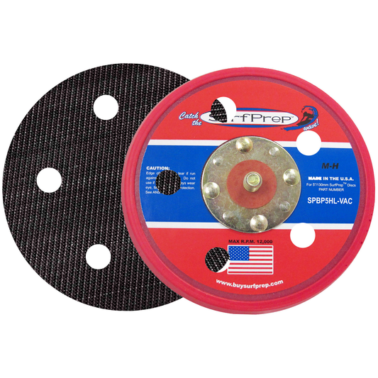 SURFPREP 5" H&L BACKUP PAD 5 HOLE