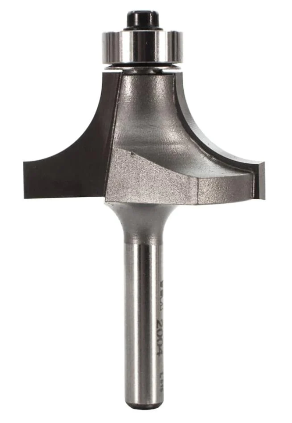 1/2" x 1/4" Shank Roundover