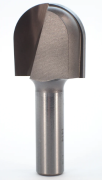 1-1/4"D x 1/2"Shank Round Nose Bit