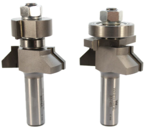 1/2" Shank Vee Panel Tongue & Groove Set