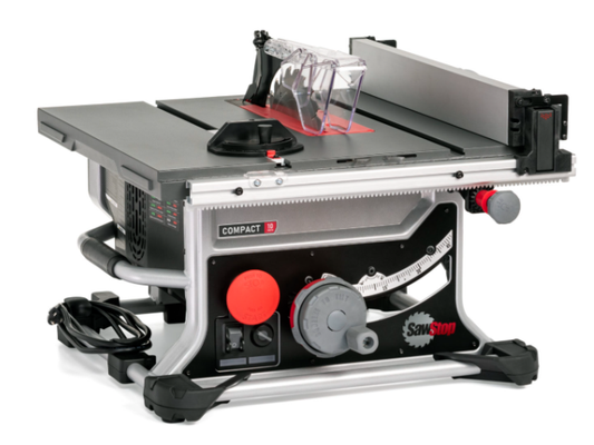 SawStop Compact Table Saw Pack.