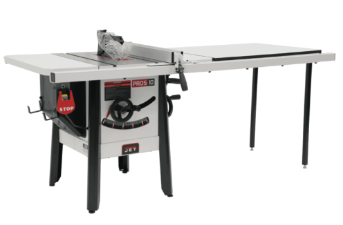 JPS-10 ProShop II, 10-Inch Table Saw, Steel Wings, Extension Table, 52-Inch Rip, 1Ph 115V