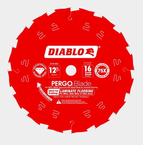 12" x 16-Teeth PergoBlade™ Saw Blade for Laminate and Wood Flooring