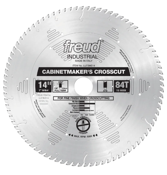 14" Cabinetmaker’s Crosscut Blade