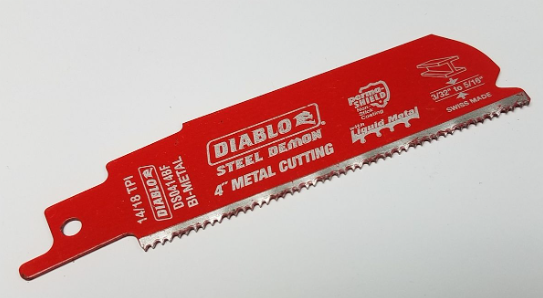 Diablo Steel Demon 4" 14/18 TPI Metal Cutting Sawzall Reciprocating Saw Blade