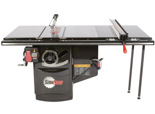 SawStop 3HP 1PH/230V Industrial Cabinet Saw with 36” Fence