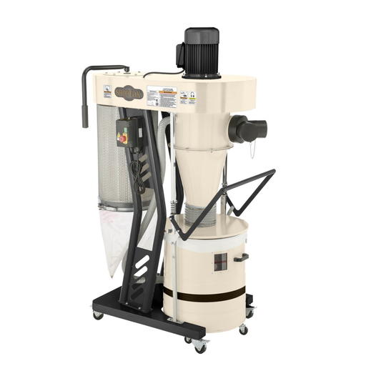 Shop Fox W1867 1-1/2 HP Portable Cyclone Dust Collector