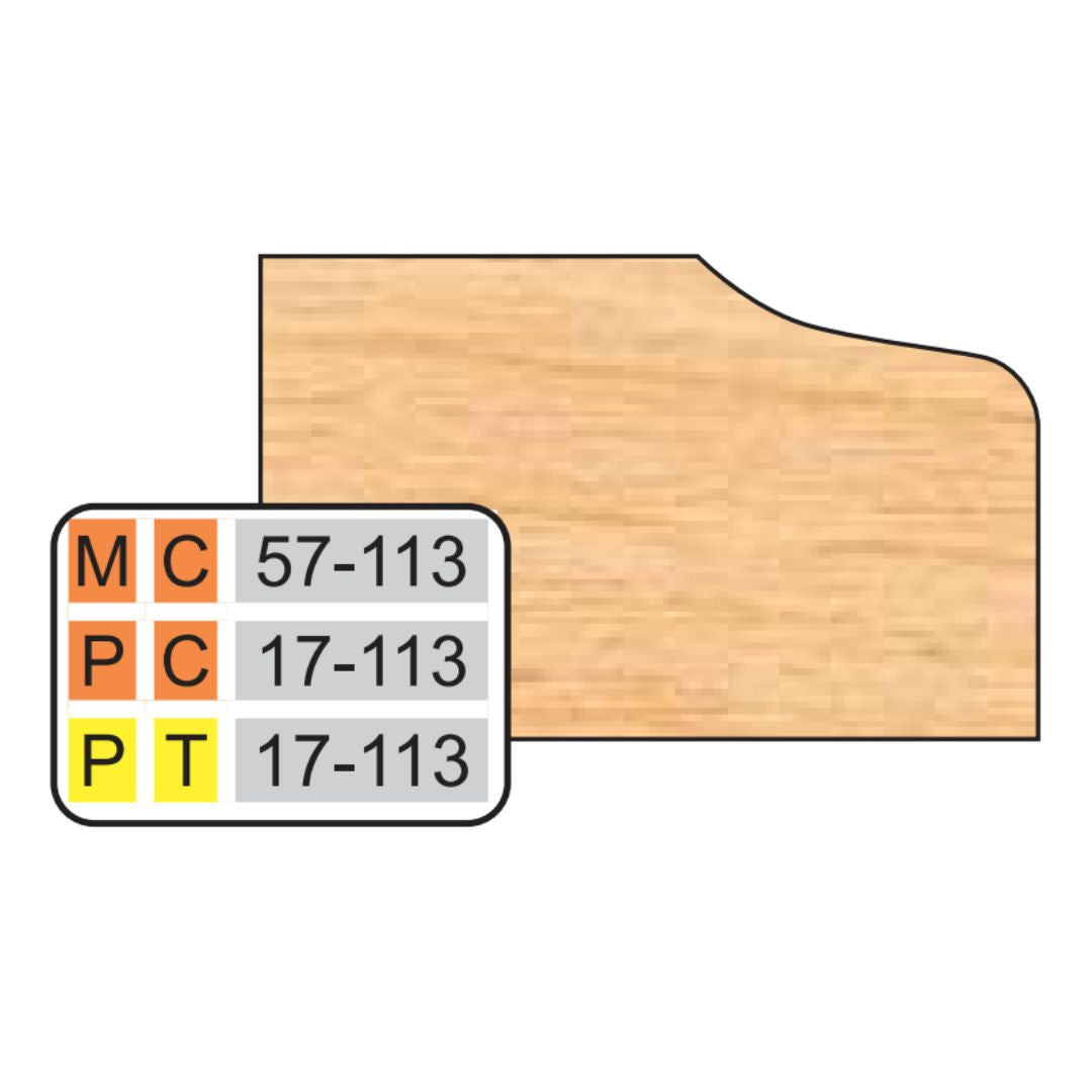 Freeborn PC-17-113 Door Edge Pro-Line Top Cutter
