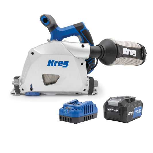 Kreg 20V Ionic Drive 6 1/2-in Plunge-Cut Track Saw Kit