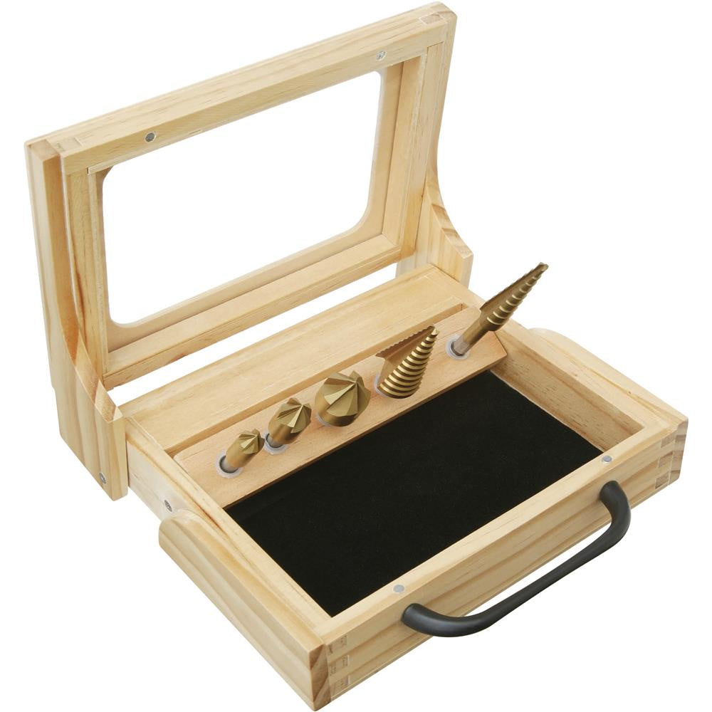 5pc Step Drill/Countersink Set