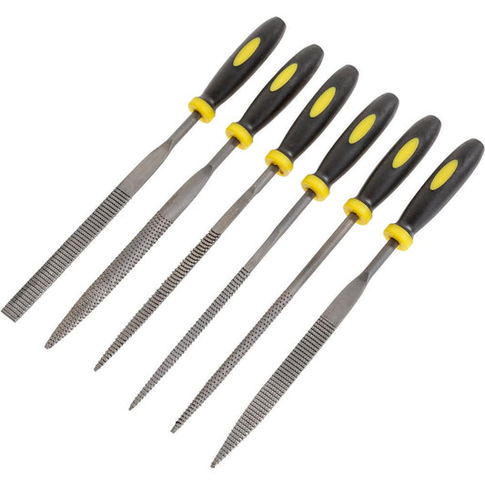 6-1/4" Assorte Rasp Set, 6pc