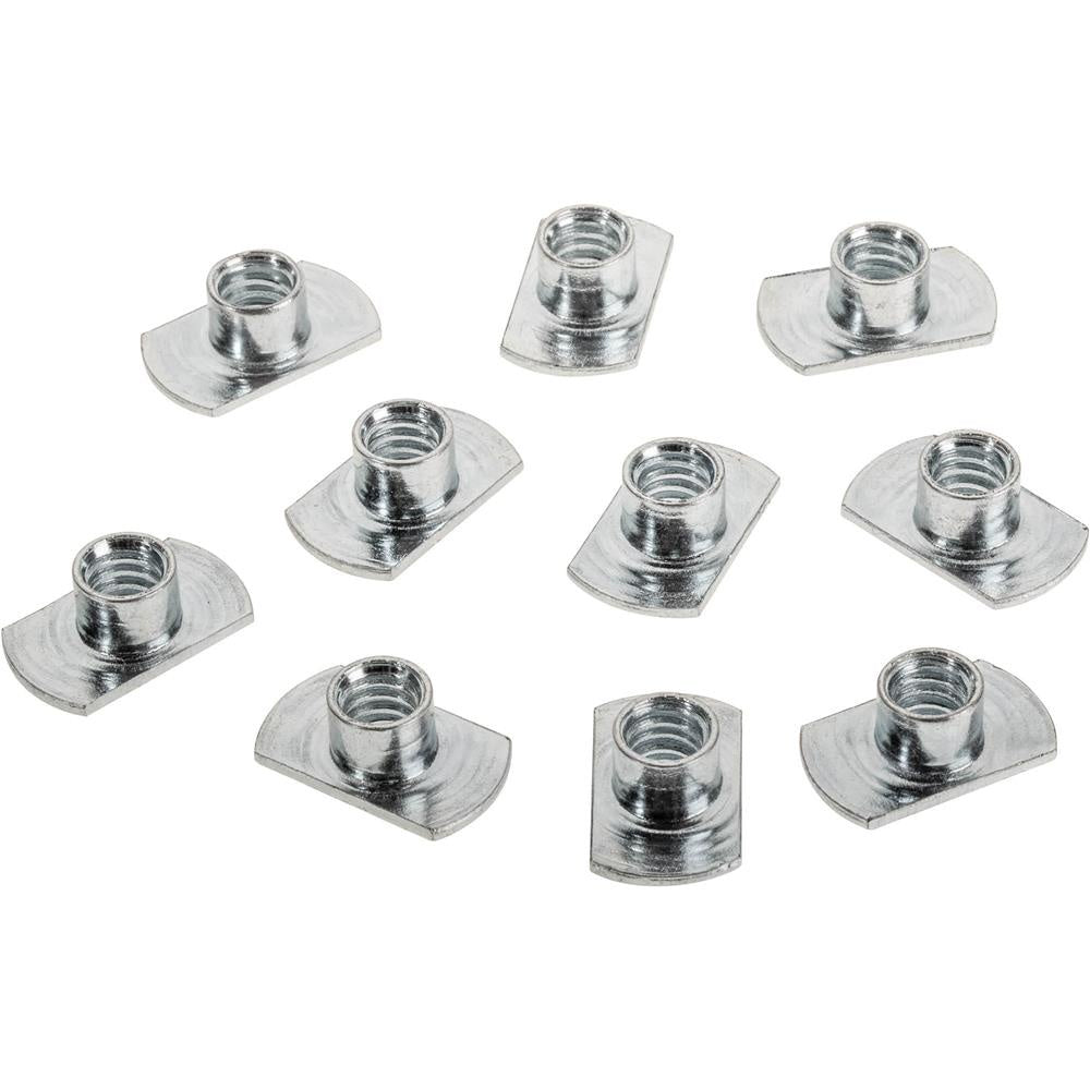 1/4" x 20TPI Sliding T-Nut 10Pc