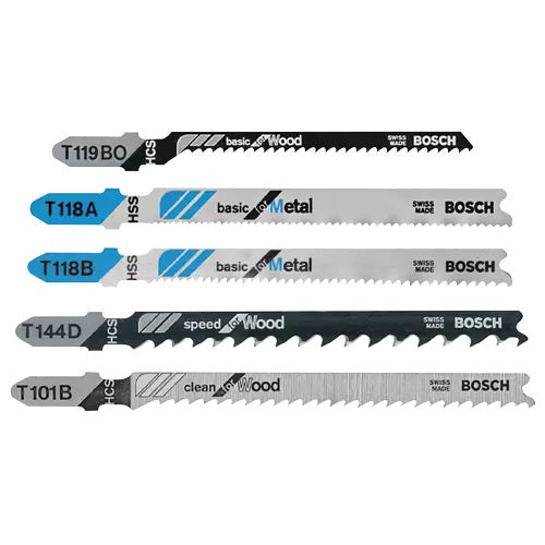 Bosch T-Shank Jigsaw Blade Assortment