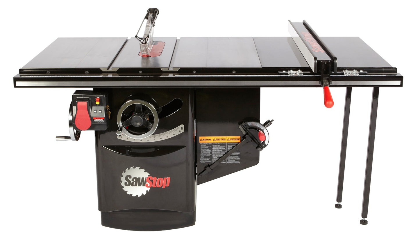 SawStop 5HP 1PH/230V Industrial Cabinet Saw with 36” Fence