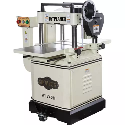 W1742H - 15" Planer with Mobile Base and Helical Cutterhead