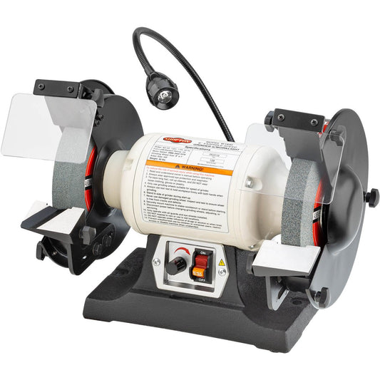 8" VS BenchGrinder w/Work Light