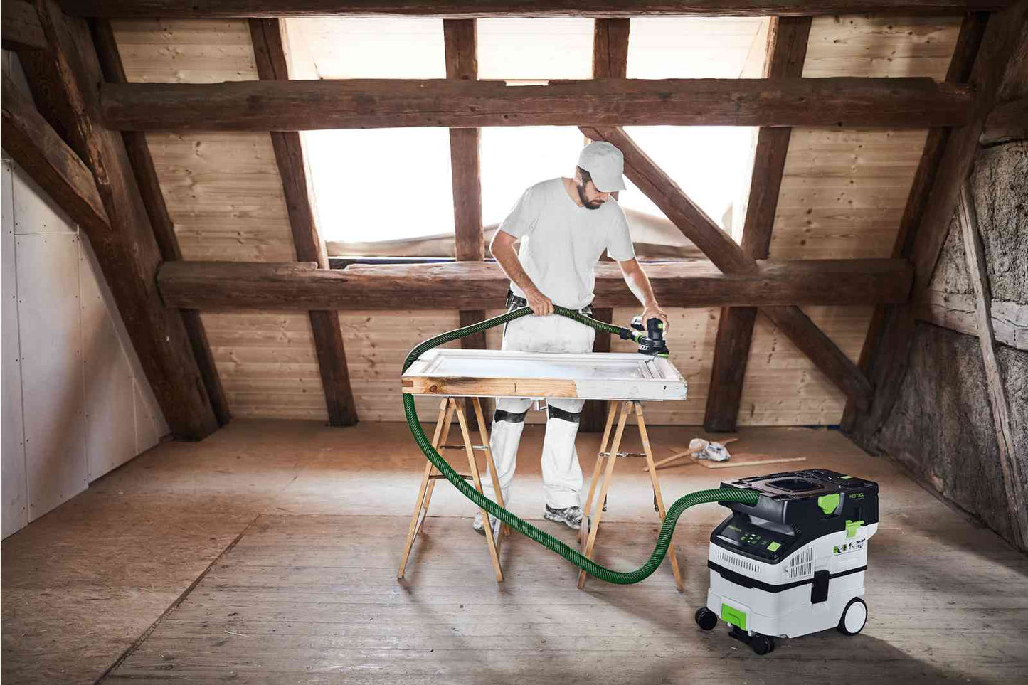 36V CT MIDI I HEPA-Plus Cordless Mobile Dust Extractor with Batteries