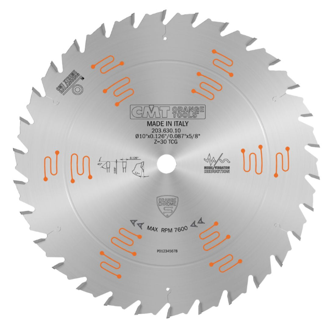 CMT - 10" Heavy-Duty Glue Line Ripping Blade 203.630.10