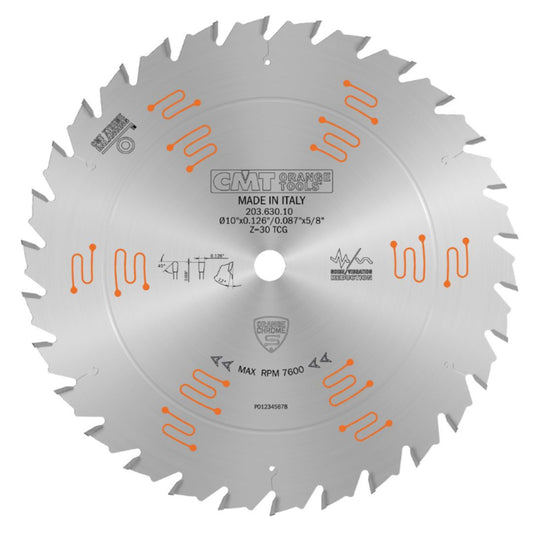 CMT - 10" Heavy-Duty Glue Line Ripping Blade 203.630.10